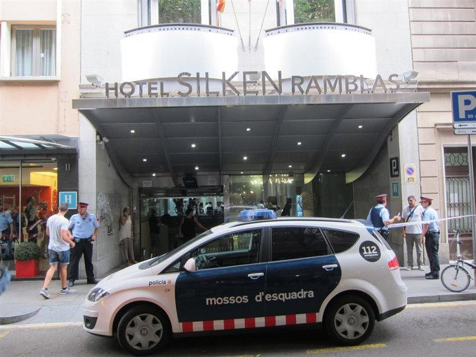 Tiroteo en la Rambla. Hotel Silken