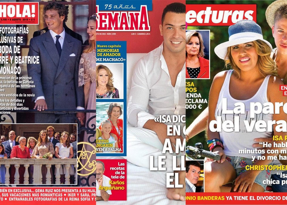 Bombazos chabelita alberto isla boda pierre casiraghi beatrice borromeo