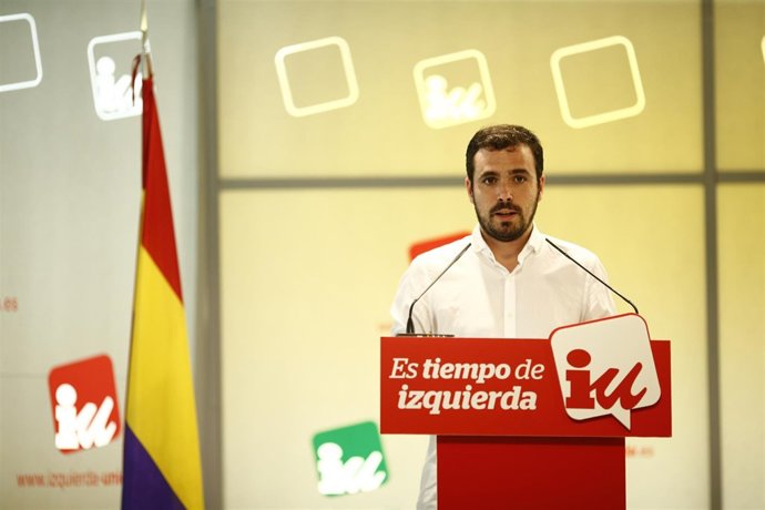 Alberto Garzón presenta la propuesta un Nuevo país