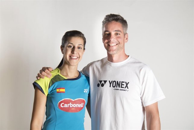 Carolina Marín y Fernando Rivas