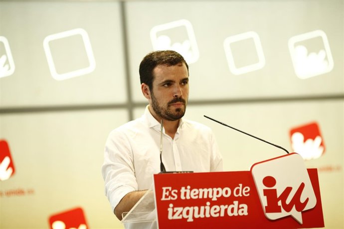 Alberto Garzón presenta la propuesta un Nuevo país