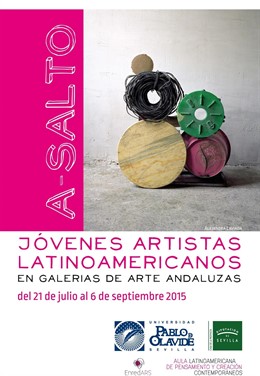 Cartel Exposición A-salto organizada por UPO