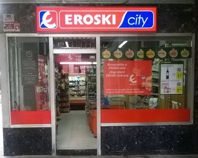 La nueva tienda de Eroski en Pasaia.
