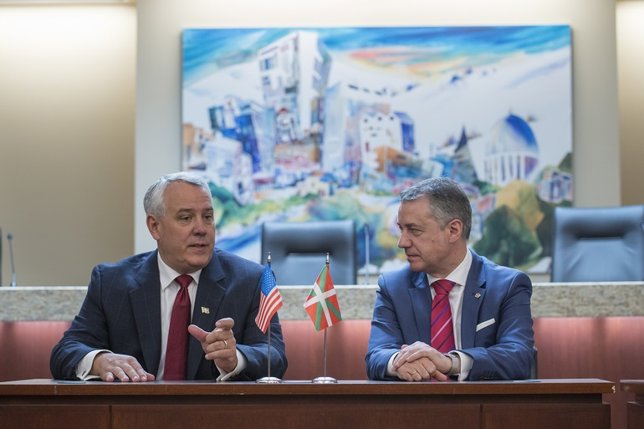 El lehendakari y el alcalde de Boise