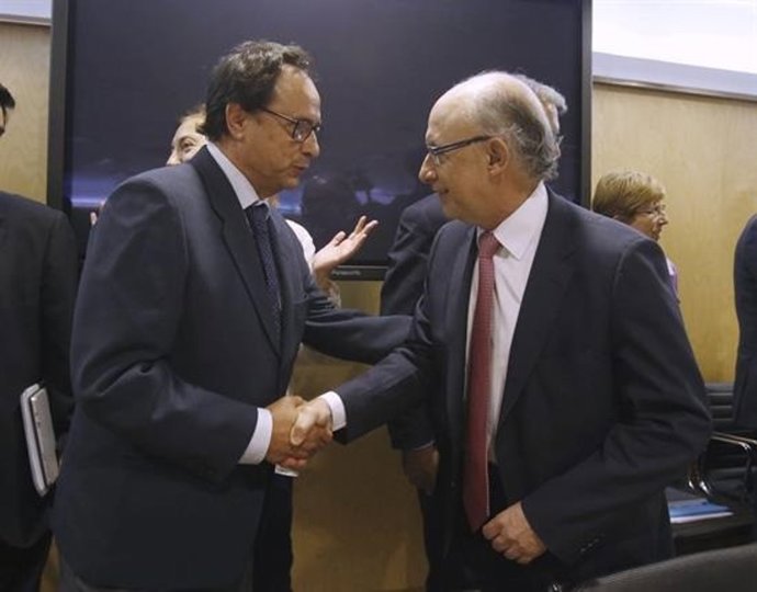 Vicent Soler (izq) con Montoro (dcha)