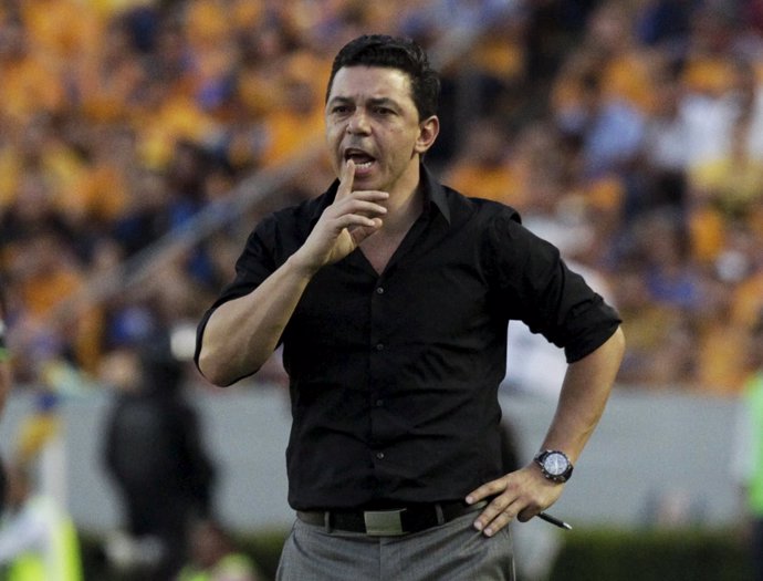 El entrenador del River Plate Marcelo Gallardo