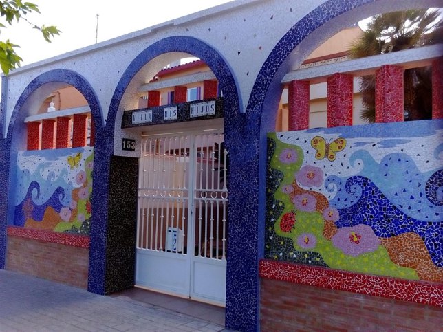 Una casa del barrio de Cabanyal de Valencia