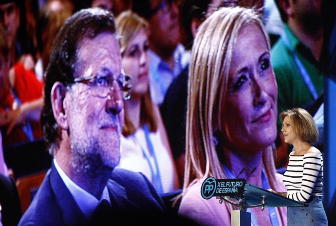 Cospedal, Rajoy y Cifuentes 