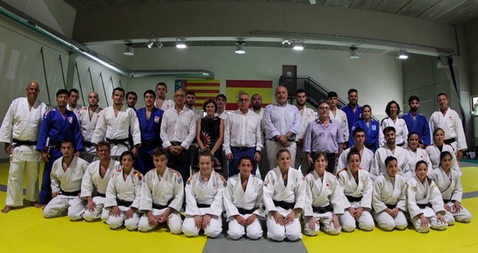 Alejandro Blanco en el Centro Nacional de Tecnificación de Judo