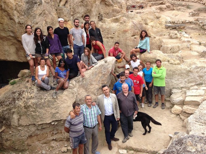 Visita del consejero al campamento