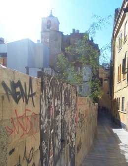 Centro histórico edificio solar abandonado mal estado málaga capital