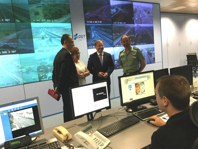 Moragues supervisa el dispositivo de Tráfico