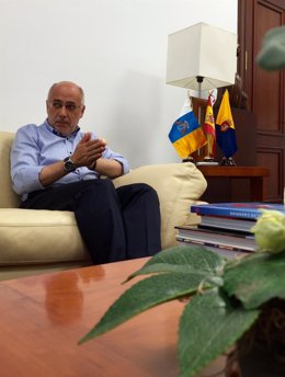 El presidente del Cabildo de Gran Canaria, Antonio Morales