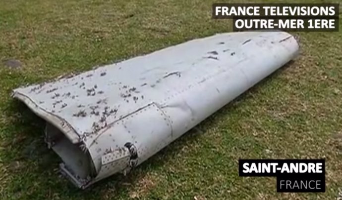 Restos hallados del avión MH370