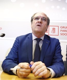 Ángel Gabilondo en la reunión del Grupo Socialista en la Asamblea de Madrid