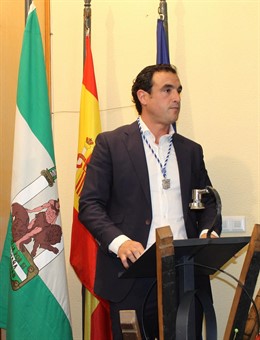 El alcalde de Bollullos Par del Condado, Rubén Rodríguez. 