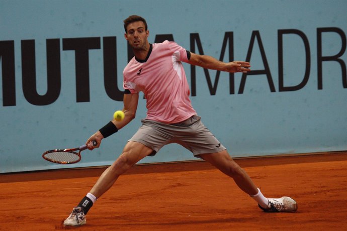 Marcel Granollers durante el Mutua Madrid Open 2015