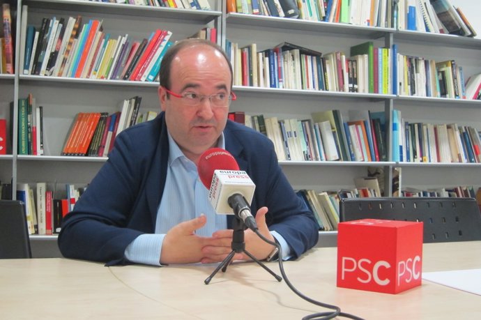 El primer secretario del PSC, Miquel Iceta