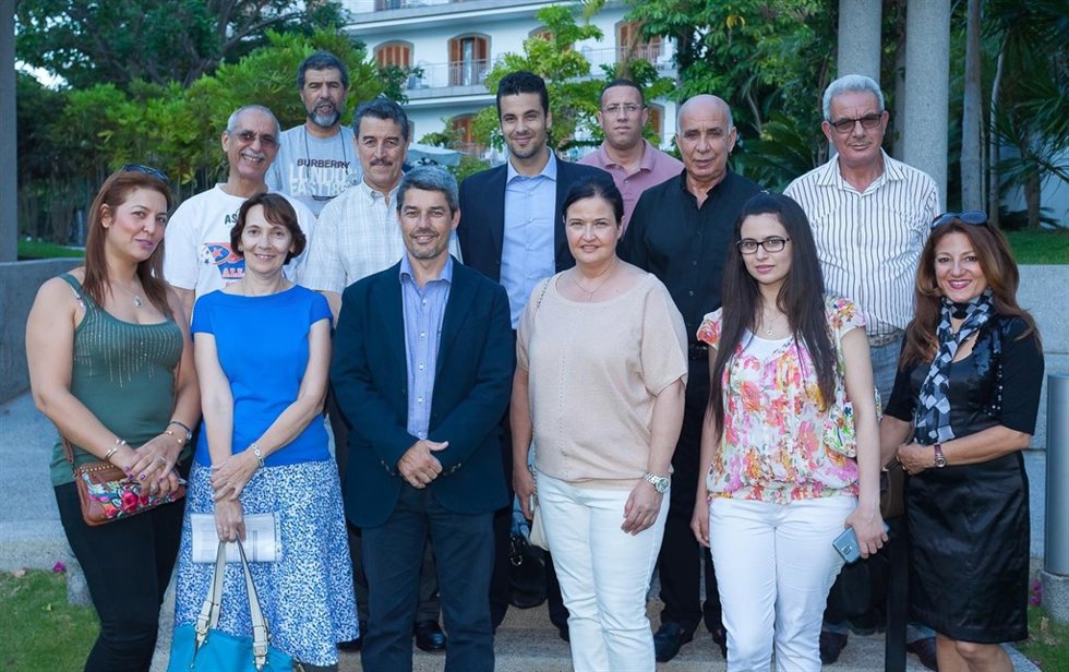 Bienvenida a los guías turísticos de Marruecos en el Hotel Mecey