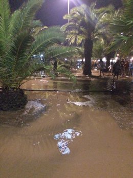 Exterior de la zona de acampada del Arenal Sound