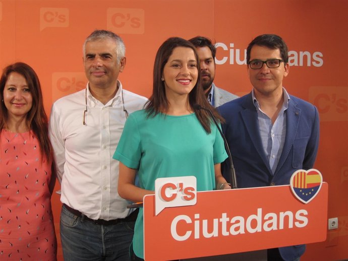 La candidata de C's a la Presidencia de la Generalitat, Inés Arrimadas