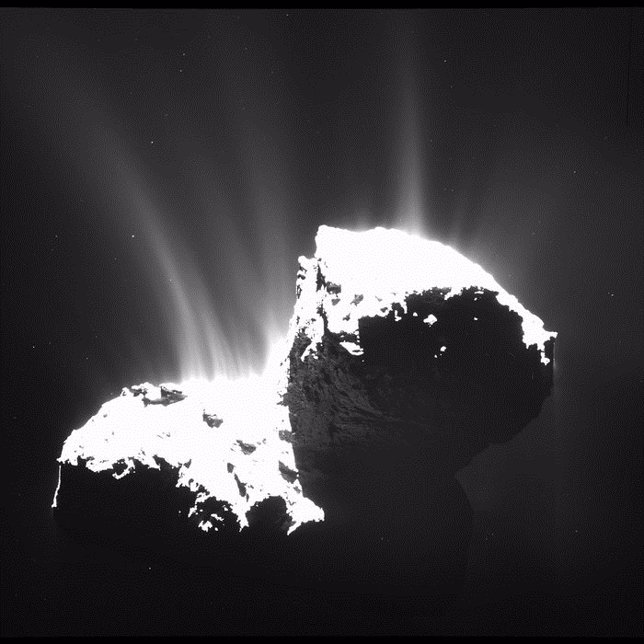 El cometa 67P/Churiumov-Guerasimenko 
