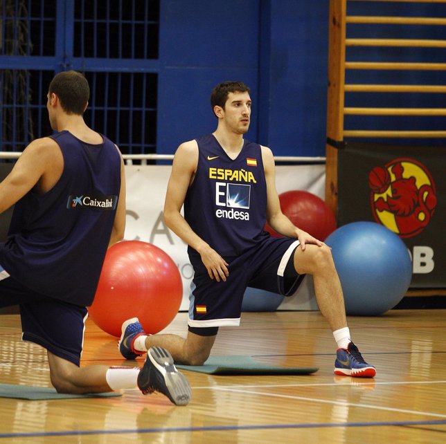 Guillem Vives selección española Eurobasket entrenamiento baloncesto