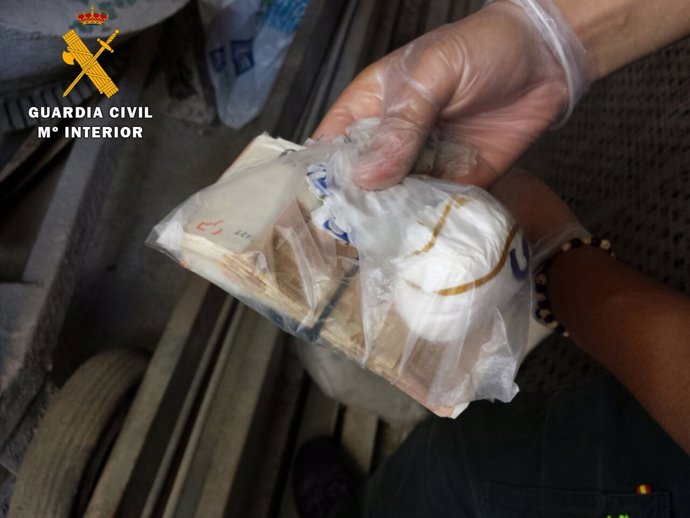 Cocaína intervenida en Castro del Río