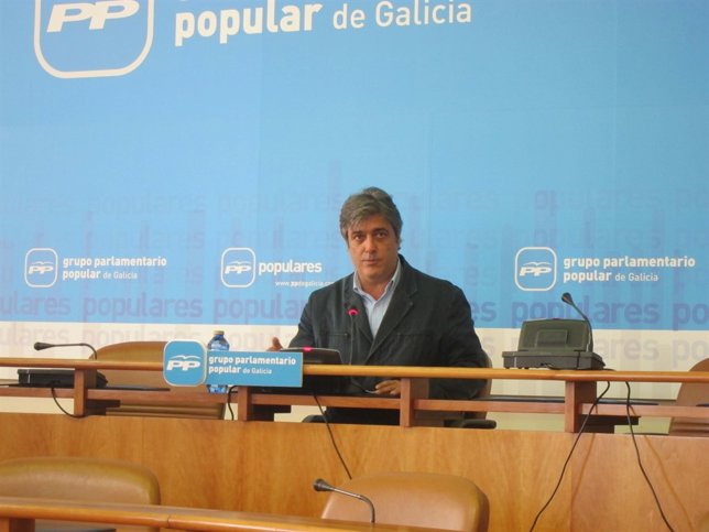 El portavoz parlamentario del PPdeG, Pedro Puy