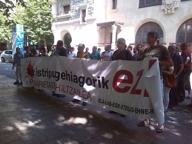 Concentración contra los accidentes laborales