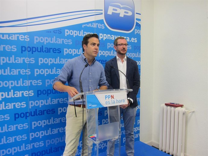 Pablo Zalba y Javier Maroto en la rueda de prensa