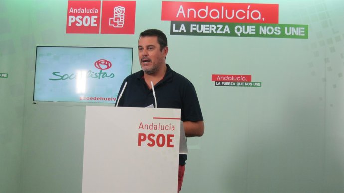 El secretario de Organización del PSOE de Huelva, Jesús Ferrera.