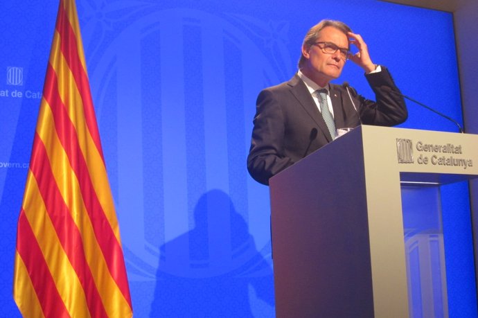 El presidente de la Generalitat, Artur Mas