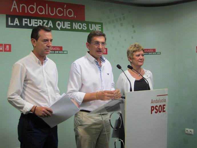 Juan Carlos Pérez Navas, José Luis Sánchez Teruel y Consuelo Rumí