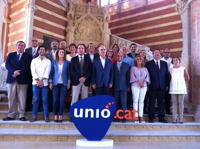 R.Espadaler, J.A.Duran y miembros de UDC