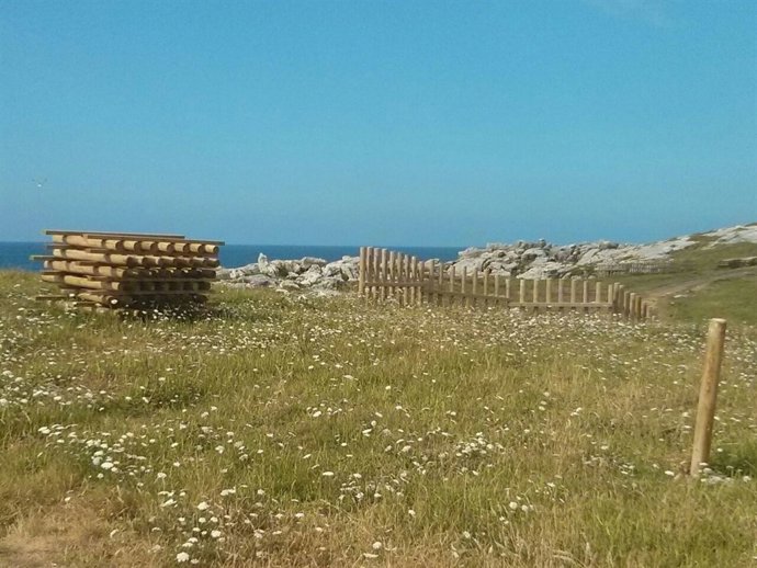 Estado actual de la senda costera de Cabo Mayor
