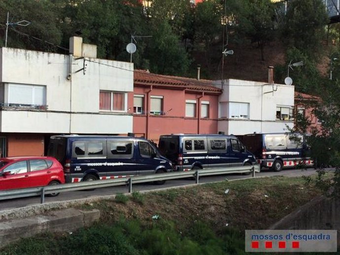 Operación de Mossos Esquadra contra la droga en Girona