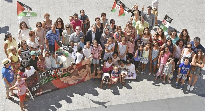 Recepción niños saharauis