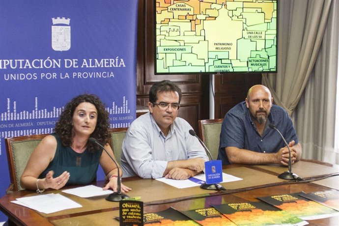 Presentación de la noche cultural de Ohanes