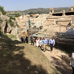 Visita de Moragues al Castillo de Ayora
