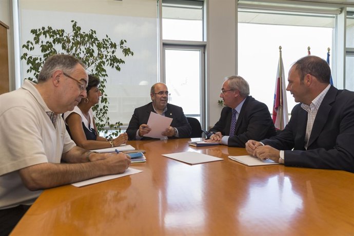 Oria se reúne con representantes del grupo Leche Celta