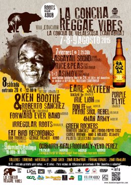 Cartel del festival de reggae