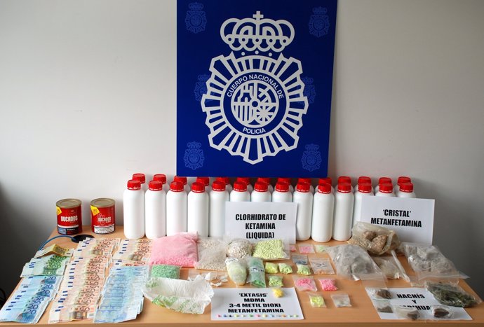 Policía se incauta de un alijo de drogas destinado a festivales 