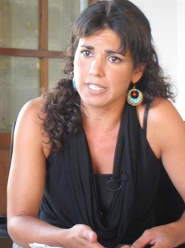 Rodríguez durante la entrevista