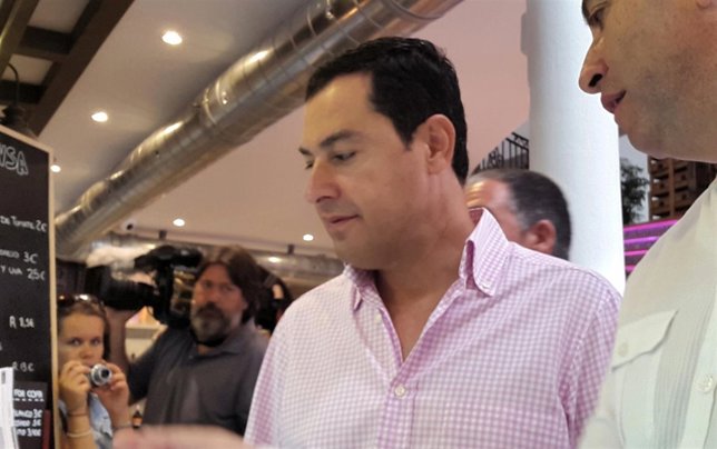 Juanma Moreno, PP-A, en Marbella