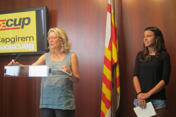 Maria José Lecha y Maria Rovira (CUP)