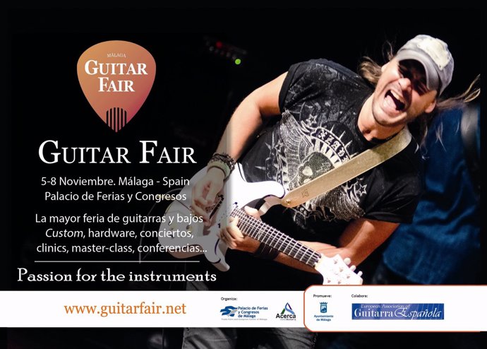 Cartel de Guitar Fair 2015