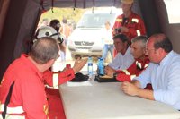 Sánchez agradece el trabajo de los participantes en la extinción de los 4 incendios activos en la Región