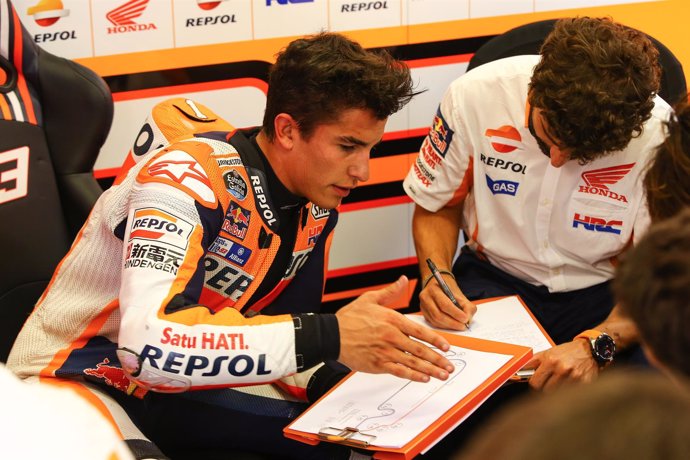 El piloto español de MotoGP Marc Márquez 