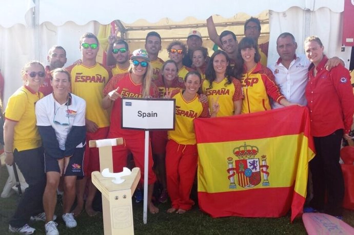 Salvamento socorrismo Campeonato de Europa Gales delegación española